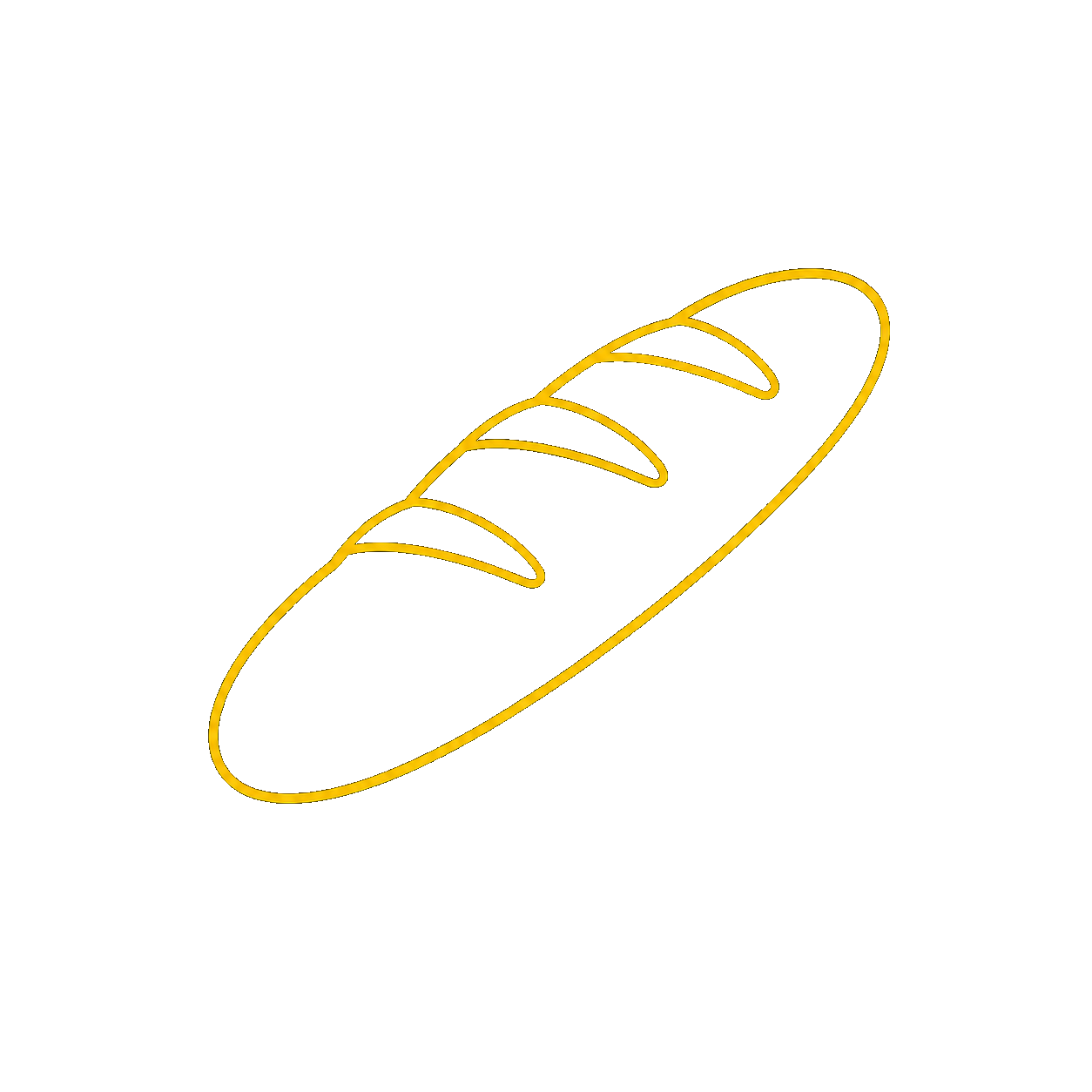 Baguette outline